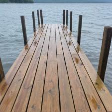 Dock Cleaning Lake George 3